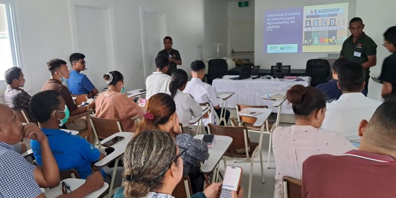 Médiku na’in-20 tuir formasaun kuida saúde urjente iha HoREX Baukau