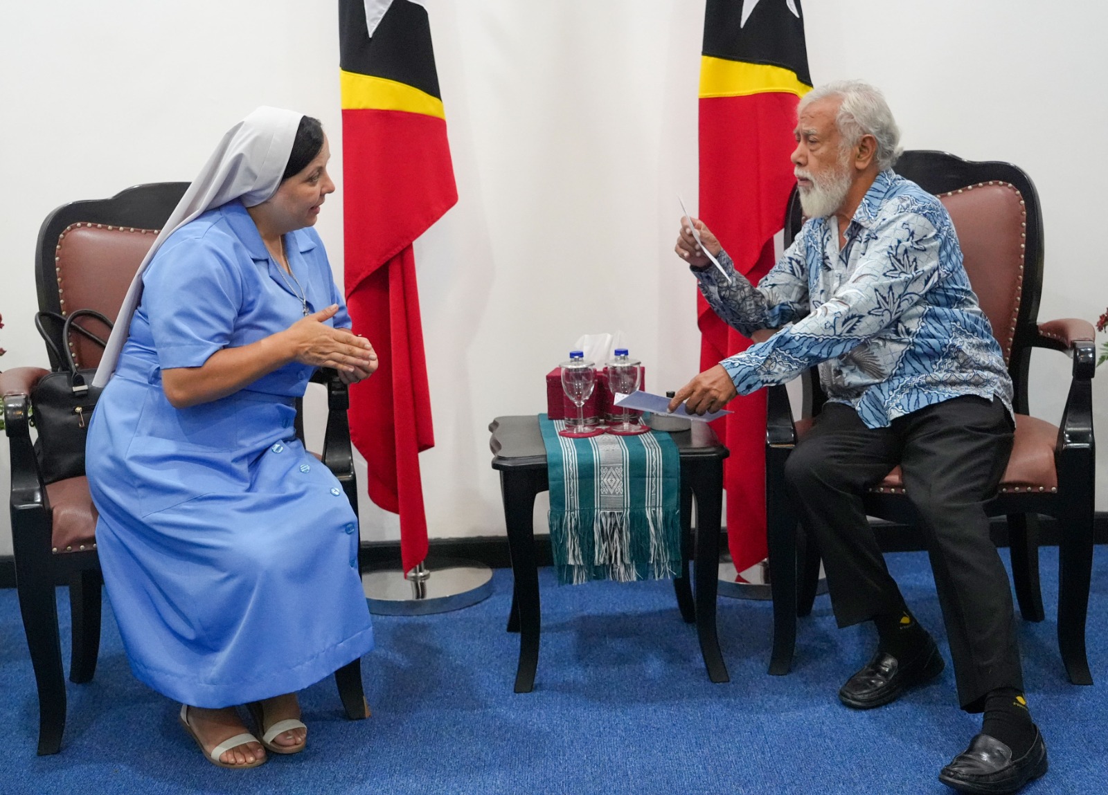 Kongregasaun Franciscana RAEOA hato’o agredesimentu ba Xanana konstrui refetóriu atendimentu labarik