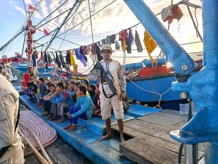 Operasaun UPM iha tasi Timor kaptura tripulante 32 ho ikan tonelada sia