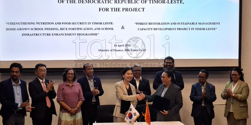 Governu asina akordu subvensaun ho KOICA ba implementasaun projetu rua