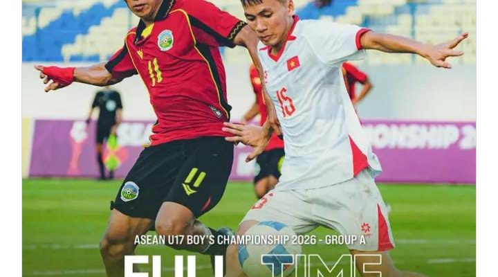 Tasa ASEAN U-17, Vietname halakon Timor-Leste 10-0