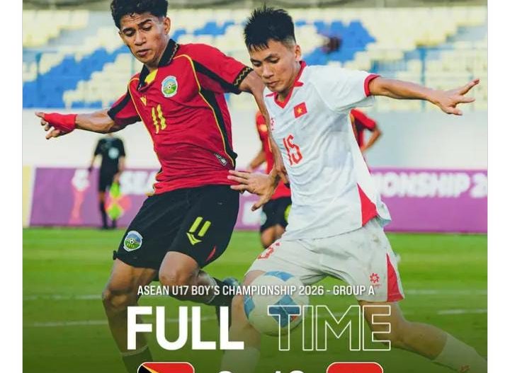 Tasa ASEAN U-17, Vietname halakon Timor-Leste 10-0