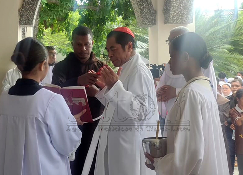 Kardeál husu sarani partisipa iha peregrinasaun Jubileu São Francisco de Assis