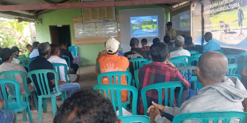 FAO oferese formasaun ba grupu agrikultura Vikeke kona-ba jestaun ekipamentu agríkola