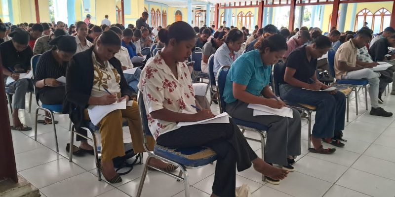 Kandidatu na’in-337 tuir teste iha STAE Baukau