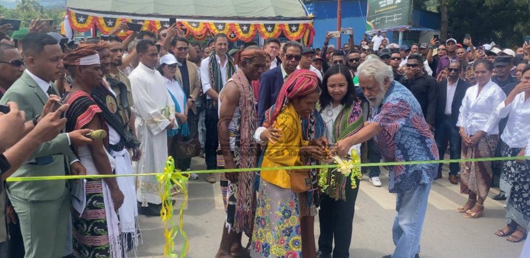 PM Xanana inaugura estrada urbana Maliana, husu atu kuidadu