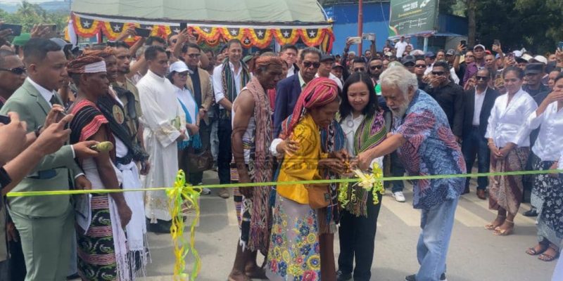 PM Xanana inaugura estrada urbana Maliana, husu atu kuidadu