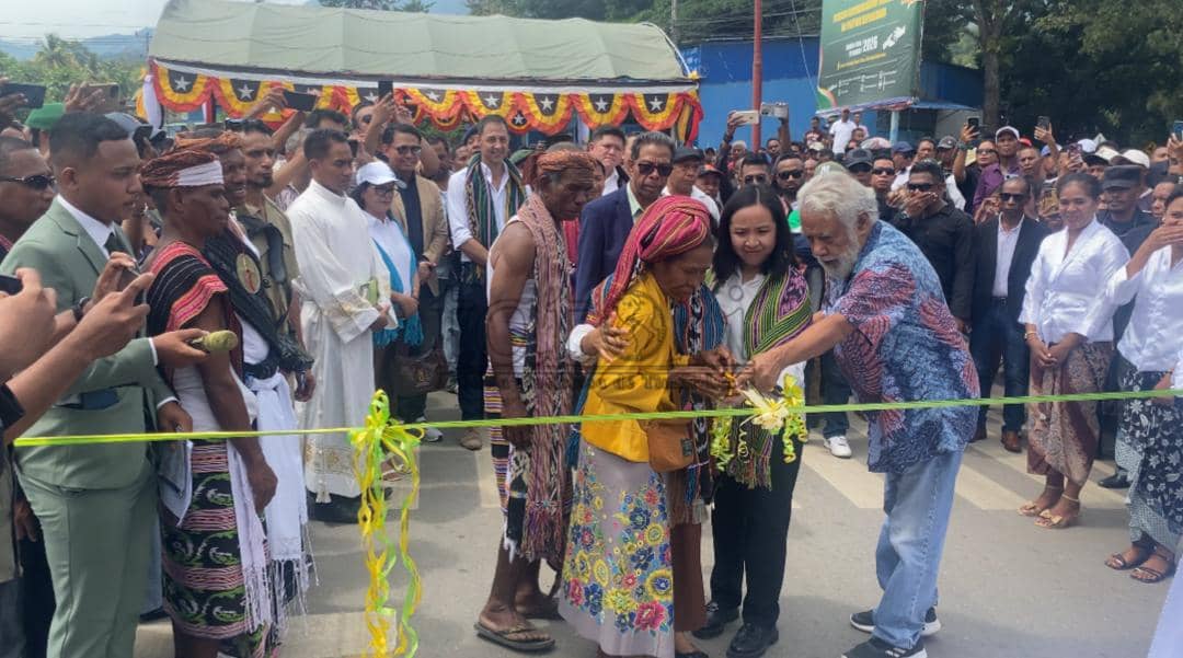PM Xanana inaugura estrada urbana Maliana, husu atu kuidadu