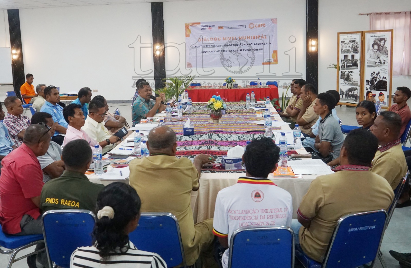 CARE promove diálogu iha Oekusi hametin abilidade sosiál no hadi’a prestasaun serbisu