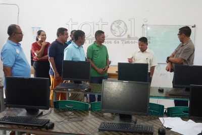 Ministériu Edukasaun monitoriza prosesu instalasaun materiál ICT iha Oekusi