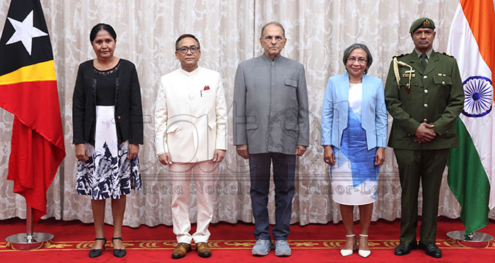 Ramos-Horta simu karta kredensiál husi Embaixadór foun Índia iha Timor-Leste