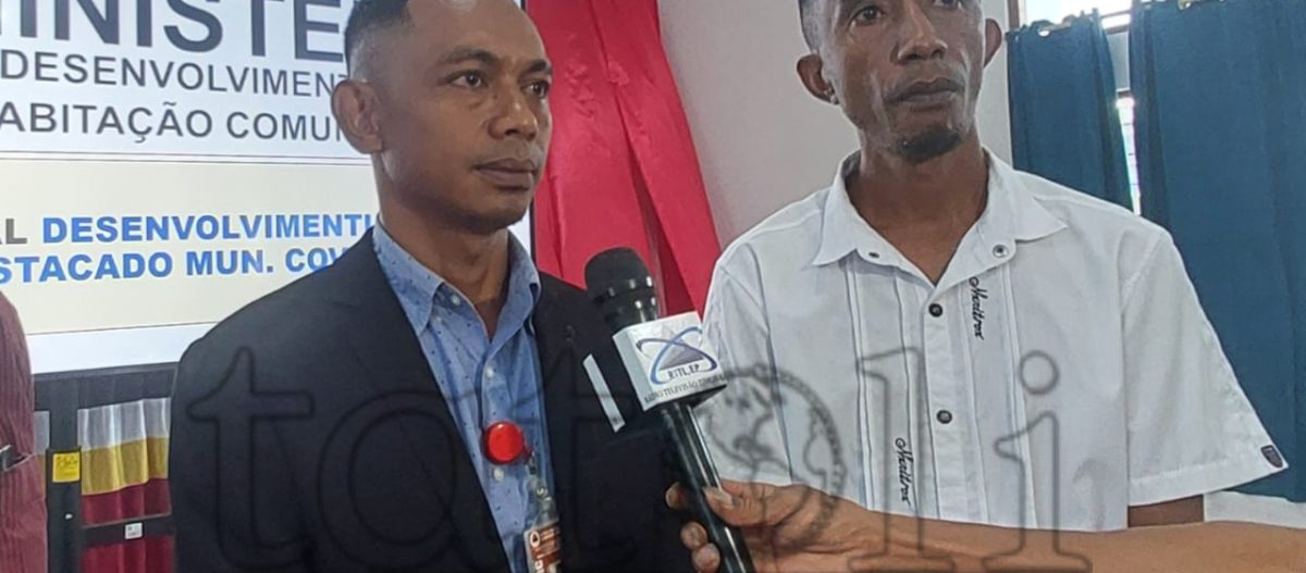 MDRHC finaliza konstrusaun sintina públiku tolu no kampu futsal ida iha Kovalima