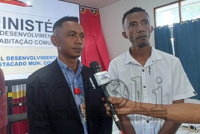 MDRHC finaliza konstrusaun sintina públiku tolu no kampu futsal ida iha Kovalima