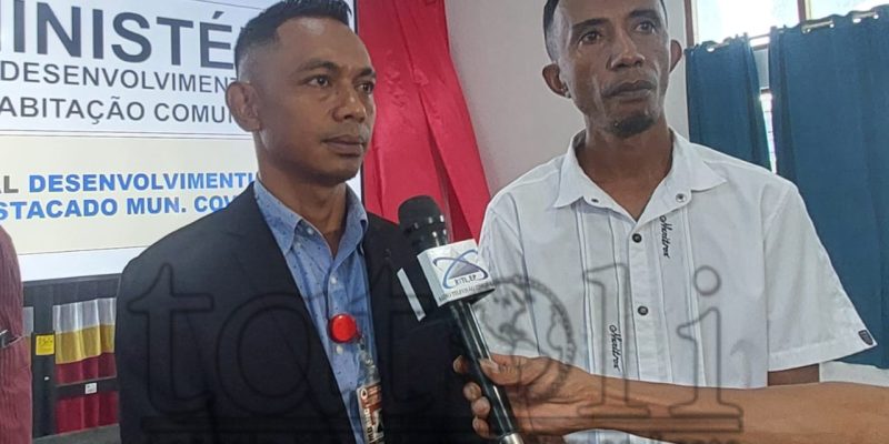 MDRHC finaliza konstrusaun sintina públiku tolu no kampu futsal ida iha Kovalima