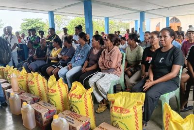 PR fó apoiu alimentár ba família vítima inundasaun iha Suai Loro