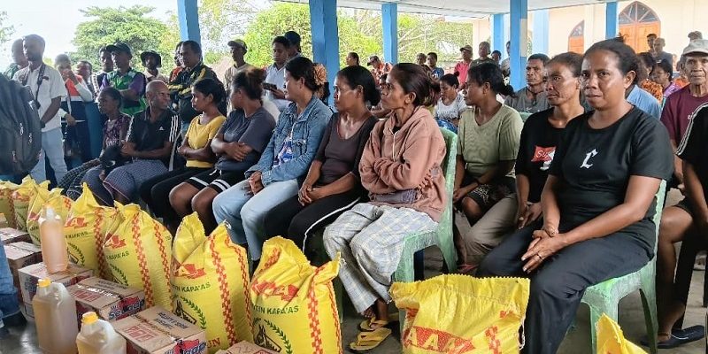 PR fó apoiu alimentár ba família vítima inundasaun iha Suai Loro