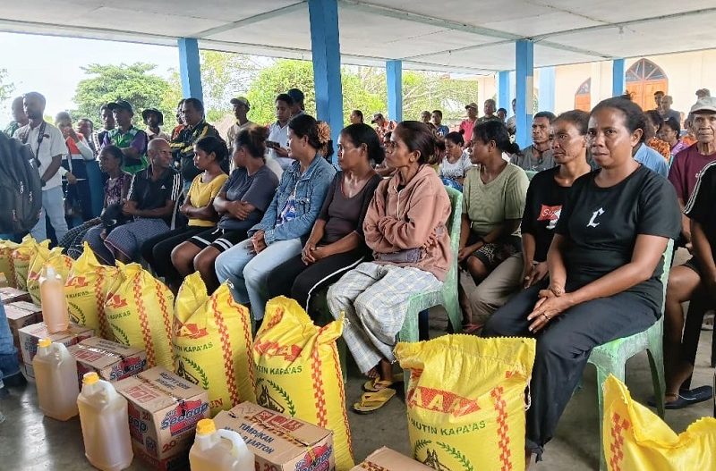 PR fó apoiu alimentár ba família vítima inundasaun iha Suai Loro