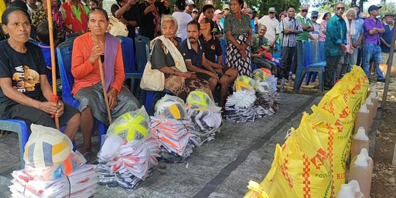 PR Horta apoia nesesidade bázika ba família vulneravel iha Vikeke