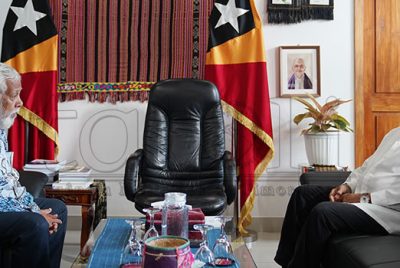 Xefe Governu relata serbisu Governu nian ba Prezidente Repúblika