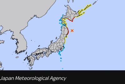Alerta tsunami fó-sai hafoin rai-nakdoko ho magnitude 7.4 akontese iha Japaun