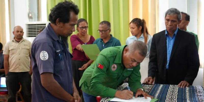 Fasilita informasaun ba komunidade rurál, MAPPF – Rádiu Komunidade asina akordu