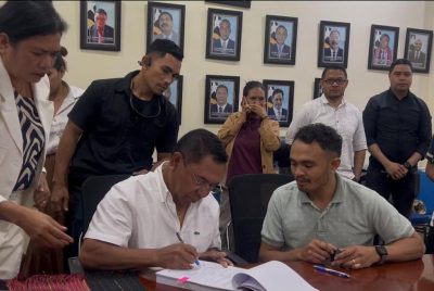 MOP selebra kontratu ho empreza manán-na’in reabilita estrada rurál iha munisípiu