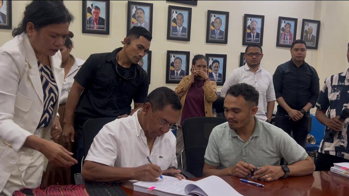 MOP selebra kontratu ho empreza manán-na’in reabilita estrada rurál iha munisípiu