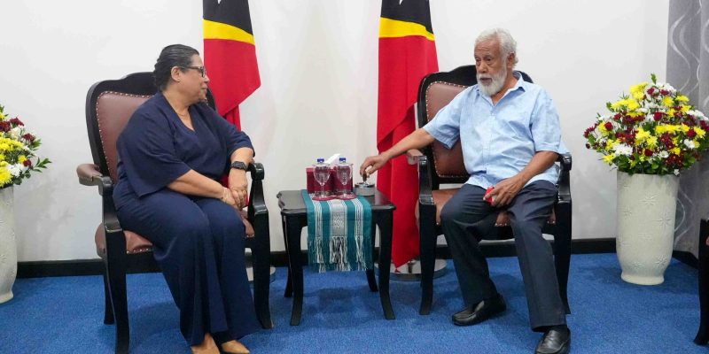 Embaixadora Maria de Lurdes Bessa atualiza servisu ba PM Xanana