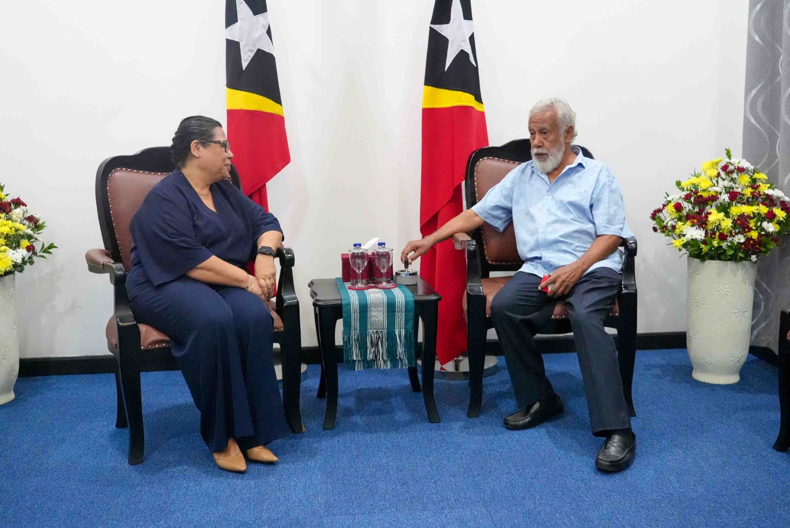 Embaixadora Maria de Lurdes Bessa atualiza servisu ba PM Xanana