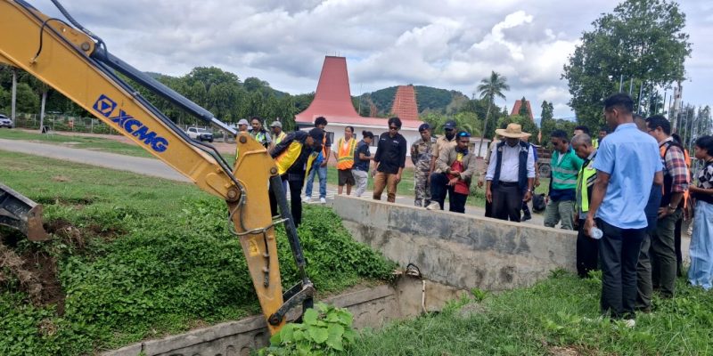 Ekipa konjunta normaliza ona drenajen iha aeroportu Nicolau Lobato Komoro