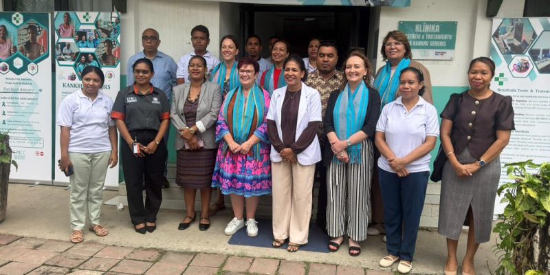 Delegasaun PN Austrália vizita Sentru Saúde Internamentu Vera-Krúz