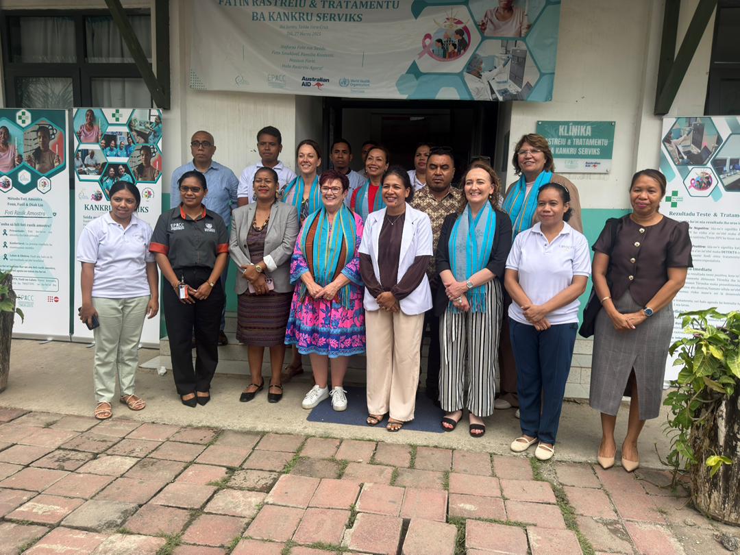 Delegasaun PN Austrália vizita Sentru Saúde Internamentu Vera-Krúz