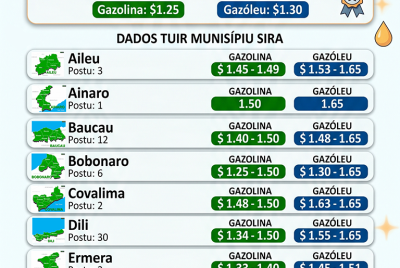 Infografia: Folin kombustivel iha Timor-Leste mantein tuir desizaun Governu – dadus ANP