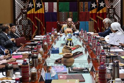 Reuniaun Konsellu Estadu aborda kona-ba interese nasionál