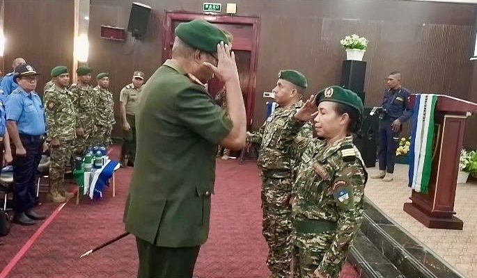Kapitaun Graduada Leadra Gonzaga nu’udar feto dahuluk partisipa iha Misaun Pás Sudaun Súl