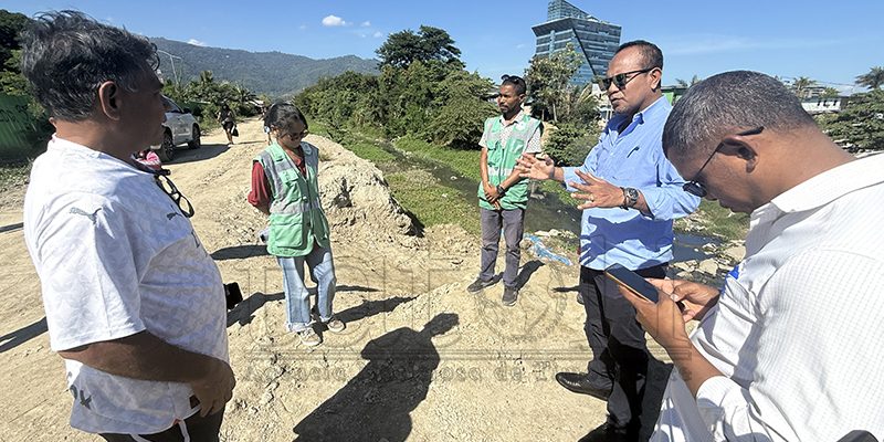 KAK halo inspesaun ba projetu emerjénsia reabilitasaun dreinajen mota Aitarak-Laran