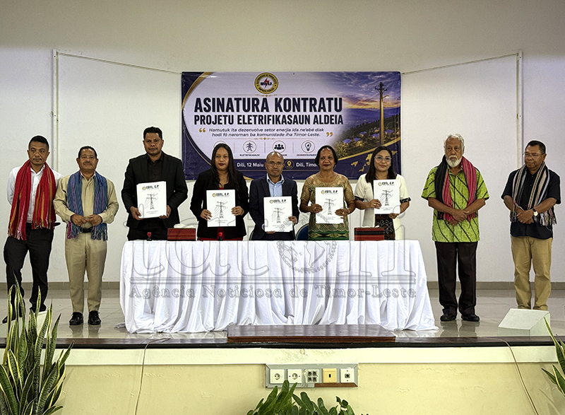Projetu eletrifikasaun foun lori naroman ba aldeia 141