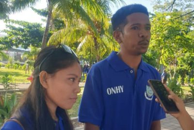 Restaurasaun Independénsia ba da-XXIV, estudante UNITAL halo limpeza iha Jardín Motael