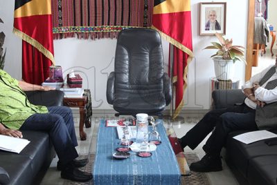 Xanana informa ba Xefe Estadu kona-ba preparasaun proposta Orsamentu Retifikativu