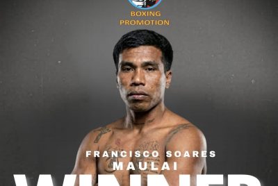 Boxista Francisco Maulai orgullu bele lori vitória hasoru Vietname