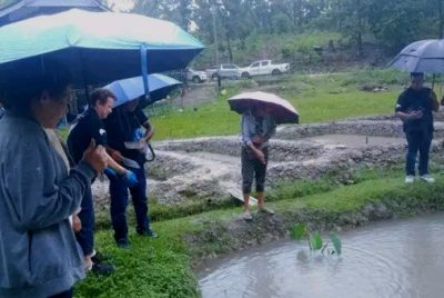 MAPPF ke’e kolam 57 hodi fasilita grupu agrikultura iha Builó