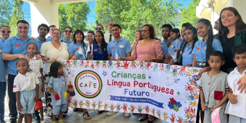 Loron Mundiál Língua Portugeza, lian portugés ba estudante sai anfitriaun iha sistema edukativu 