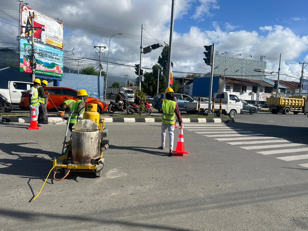 DNTT seidauk pinta zebra cross tanba sei planu alargamentu estrada