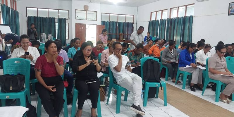 WFP fasilita formasaun ba dirijente eskola sira kona-ba implementasaun jestaun PME