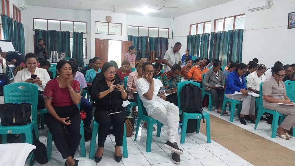 WFP fasilita formasaun ba dirijente eskola sira kona-ba implementasaun jestaun PME