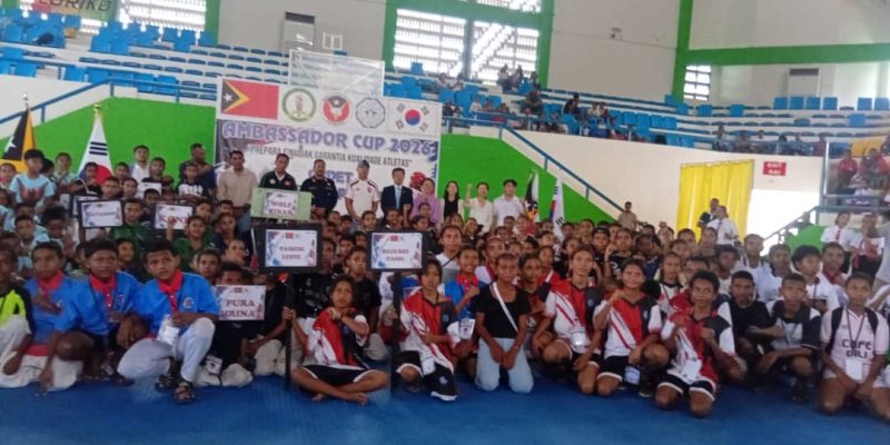 Embaixada Koreia no FTTL kontinua ho prontidaun dezenvolve Taekwondo iha Timor-Leste