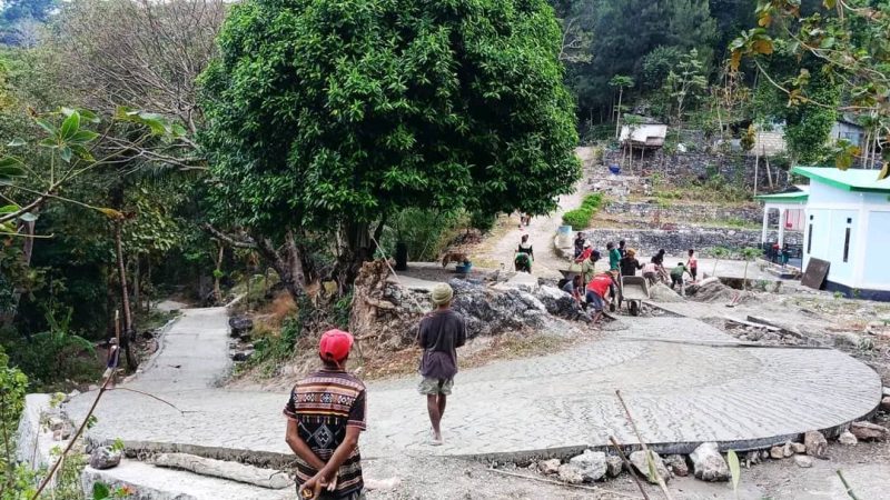 Reabilitasaun estrada rurál iha Soilesu la’o di’ak, obra atinje 35%