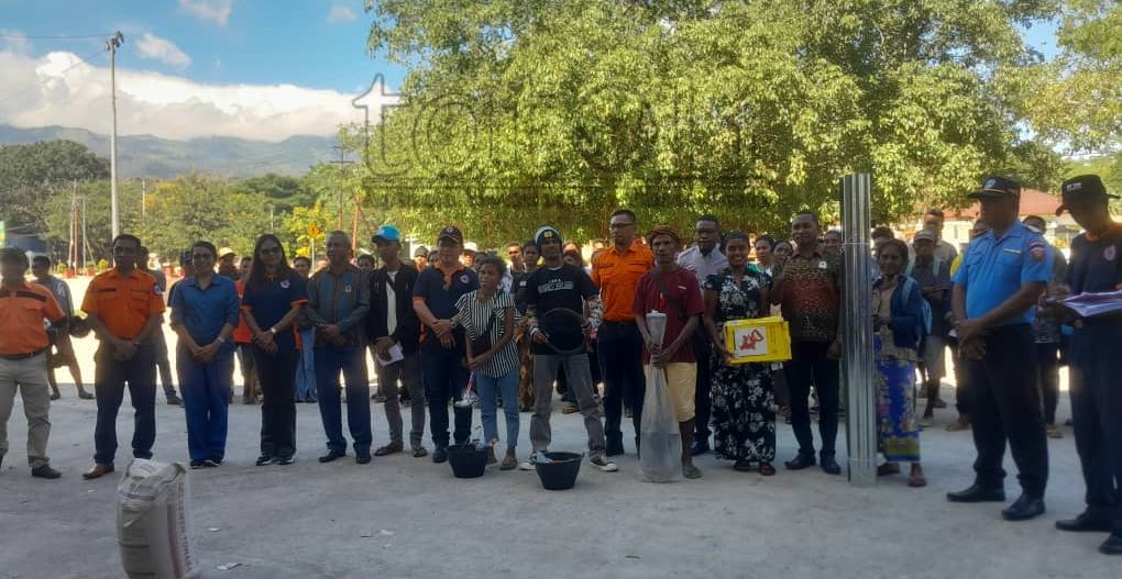 APC apoia materiál rekuperasaun ba vítima dezastre naturál 87 iha Bobonaru