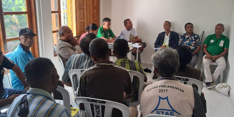 Ekipa CCLN hahú valida dadus Kombatente Rejiaun II iha Baukau