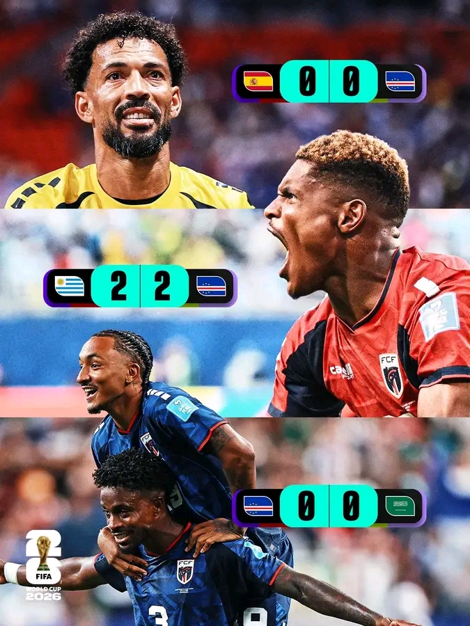Cabo Verde marka istória foun iha Kopa Mundiál, kualifika ba jornada 32